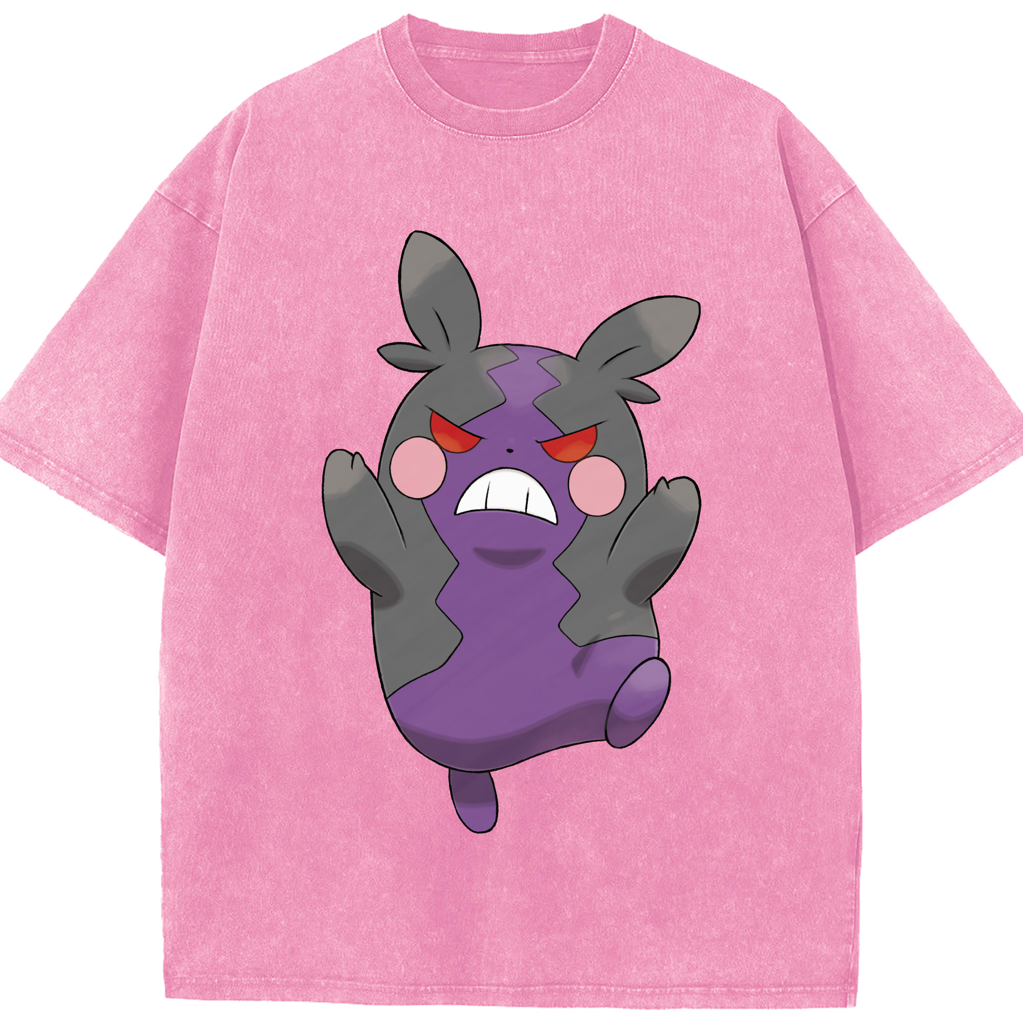 （画像用） ポケットモンスター Pokémon 綿100% ヴィンテージ風 半袖Tシャツ（フロントプリント）